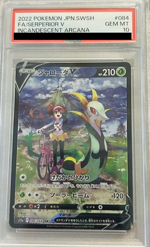 PSA10 ポケモンカードジャローダV　CSR 084/068 PSA10 ポケモンカードジャローダV CSR 084/068 - メルカリ